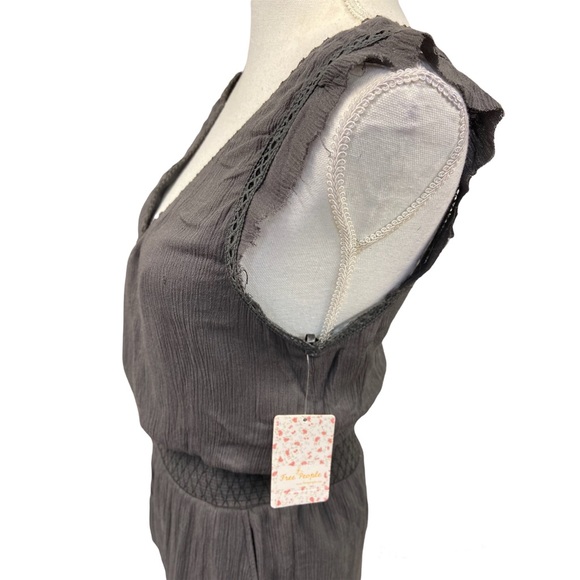 Free People Romper Charcoal Gray XS - Picture 8 of 15